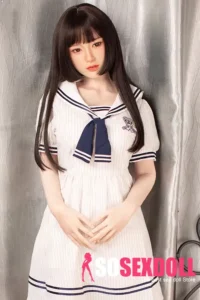 160cm 5ft2 Straight Hair White Dress Sex Dolls High Quality Sex Dolls