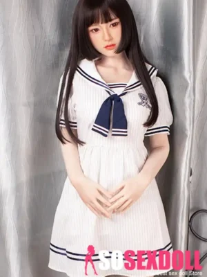 160cm 5ft2 Straight Hair White Dress Sex Dolls High Quality Sex Dolls