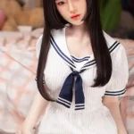 160cm 5ft2 Straight Hair White Dress Sex Dolls High Quality Sex Dolls