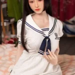 160cm 5ft2 Straight Hair White Dress Sex Dolls High Quality Sex Dolls