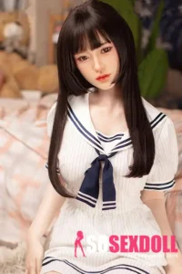 160cm 5ft2 Straight Hair White Dress Sex Dolls High Quality Sex Dolls