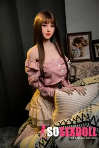 160cm 5ft2 White Short Skirt Gentle Sex Dolls D Cup In Stock (US Only)