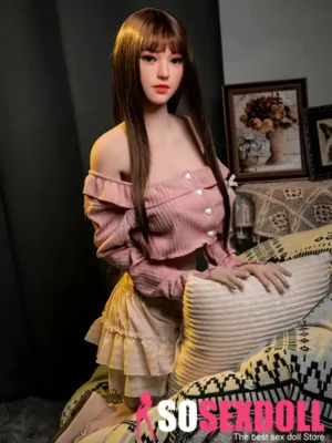 160cm 5ft2 White Short Skirt Gentle Sex Dolls D Cup In Stock (US Only)