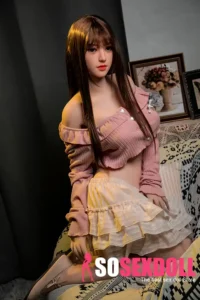 160cm 5ft2 White Short Skirt Gentle Sex Dolls D Cup In Stock (US Only)