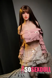 160cm 5ft2 White Short Skirt Gentle Sex Dolls D Cup In Stock (US Only)