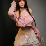 160cm 5ft2 White Short Skirt Gentle Sex Dolls D Cup In Stock (US Only)