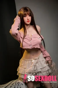 160cm 5ft2 White Short Skirt Gentle Sex Dolls D Cup In Stock (US Only)