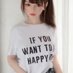 160cm 5ft2 White Top Checkered Skirt Sex Dolls Adult Toys Secret Sex Toys