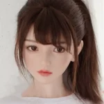 160cm 5ft2 White Top Checkered Skirt Sex Dolls Adult Toys Secret Sex Toys