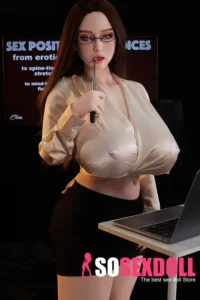 161cm 5ft3 Silicone Intellectual Woman Teacher Costume Big Chests Sex Doll