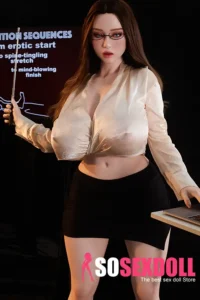 161cm 5ft3 Silicone Intellectual Woman Teacher Costume Big Chests Sex Doll