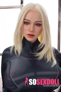162cm 5ft3 Blonde Oversized Breasts Sex Dolls J Cup In Stock (US Only)