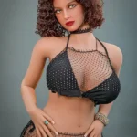 162cm 5ft3 TPE Full Size Curls Hair Chubby Chests Sex Doll