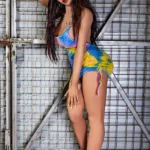 162cm 5ft3 TPE Large Breasts Thick Hips Black Hair Sex Doll 192 Head