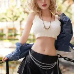 163cm 5ft2 TPE Full Bosom Tight Waist Blonde Sexy Hips #DC01 Head