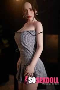 Checked Dress Soft Skin Sex Doll
