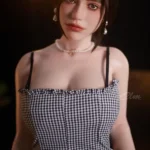 Checked Dress Soft Skin Sex Doll