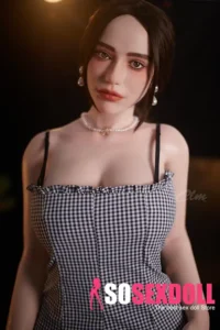 Checked Dress Soft Skin Sex Doll