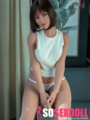 163cm 5ft3 TPE Big Bust Slender Figure Black Hair Sex Doll #K3 Head in Stock （EU only)