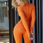 163cm 5ft3 TPE Plump Breasts Curly Golden Hair Sex Doll #K4 Head