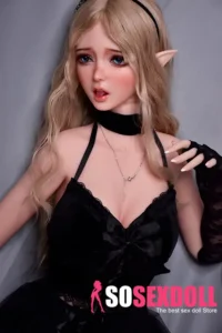 165cm 5ft4 Black Dress Elf Dolls Realistic Sex Dolls Female Adult Toys