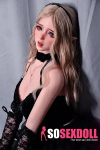 165cm 5ft4 Black Dress Elf Dolls Realistic Sex Dolls Female Adult Toys