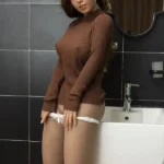 165cm 5ft4 Brown Long Hair Gentle Sex Dolls E Cup In Stock (US Only)
