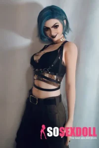 165cm 5ft4 Cool Blue Haired Dolls Real Dolls Sex Dolls Anime Sex Toys
