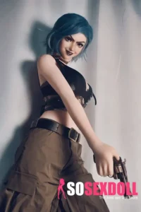165cm 5ft4 Cool Blue Haired Dolls Real Dolls Sex Dolls Anime Sex Toys