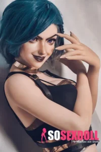 165cm 5ft4 Cool Blue Haired Dolls Real Dolls Sex Dolls Anime Sex Toys