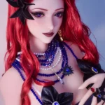165cm 5ft4 Red Curly Haired Dolls With Big Breasts Adult Sex Dolls