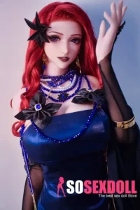 165cm 5ft4 Red Curly Haired Dolls With Big Breasts Adult Sex Dolls