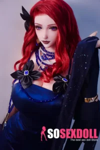 165cm 5ft4 Red Curly Haired Dolls With Big Breasts Adult Sex Dolls