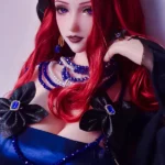 165cm 5ft4 Red Curly Haired Dolls With Big Breasts Adult Sex Dolls