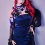 165cm 5ft4 Red Curly Haired Dolls With Big Breasts Adult Sex Dolls