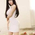 165cm 5ft4 TPE Big Breasts Tall Black Hair Sex Doll 181 Head