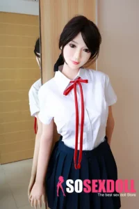 165cm 5ft4 TPE JK Uniform Black Stockings Sex Doll
