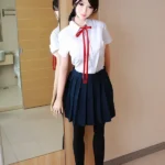165cm 5ft4 TPE JK Uniform Black Stockings Sex Doll