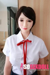 165cm 5ft4 TPE JK Uniform Black Stockings Sex Doll
