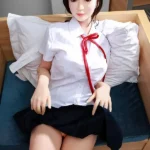 165cm 5ft4 TPE JK Uniform Black Stockings Sex Doll