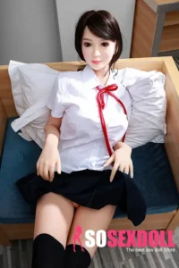 165cm 5ft4 TPE JK Uniform Black Stockings Sex Doll