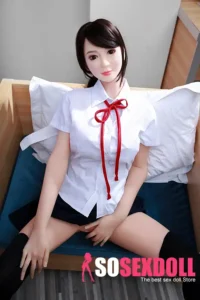 165cm 5ft4 TPE JK Uniform Black Stockings Sex Doll