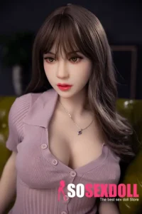 165cm 5ft4 TPE Mature Girl Purple Dress Sex Doll