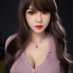 165cm 5ft4 TPE Mature Girl Purple Dress Sex Doll