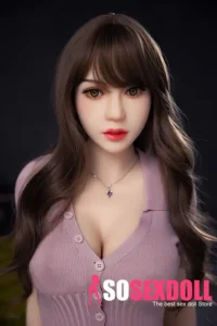 165cm 5ft4 TPE Mature Girl Purple Dress Sex Doll