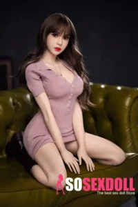 165cm 5ft4 TPE Mature Girl Purple Dress Sex Doll