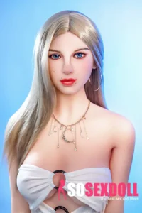 165cm 5ft4 TPE Western Beauty Silver Hair Seductive Dress Sex Doll