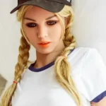 166cm 5ft4 TPE Blonde Hair Double Ponytail Sex Doll In Stock(US Only)