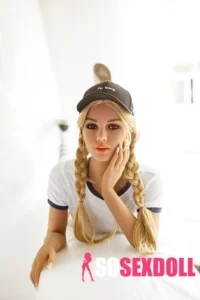 166cm 5ft4 TPE Blonde Hair Double Ponytail Sex Doll In Stock(US Only)