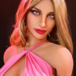 166cm 5ft4 TPE Mature Hot Girl Pink Dress Chubby Chests Sex Doll